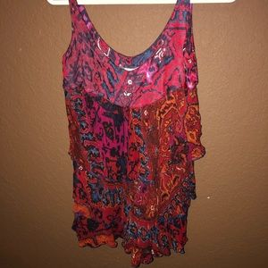 Diane  von Furstenberg silk shell tank